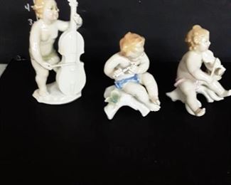 3 Karl Ens Volkstedt. Porcelain Figurines