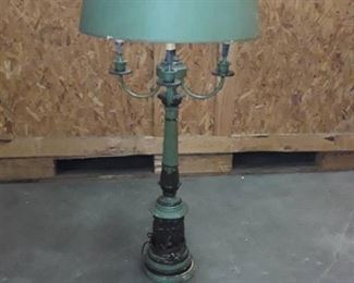Tall Table Top Lamp. Cool Carvings...See Pictures