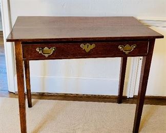 $595 - 1810 Regency style desk/table with one drawer - 32.5"W x 17.5"D x 28"H 