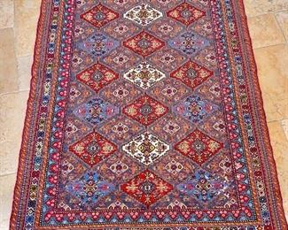 $450 - Vintage Turkish hand woven rug - 63" x 45"