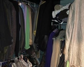 ANOTHER WALK-IN CLOSET FULL OF CLOTHING