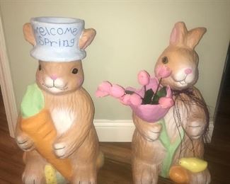 Large Easter Bunny decorations 
