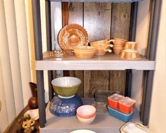 Pyrex, Fire King, Bauer & other Mid Century Modern items