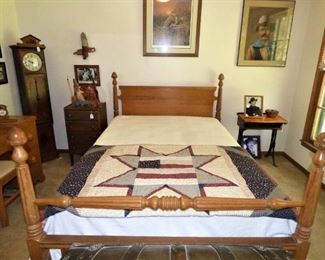 Full Bed (Part of "Acorn" vintage bedroom suite.  