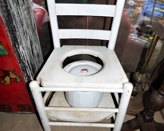 Antique Potty Chair (Great for flowers)