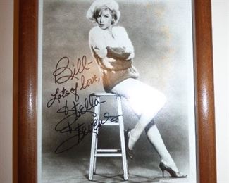 Stella Stevens autographed picture