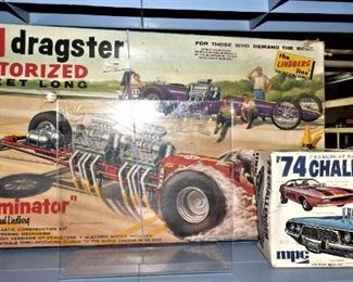 Motorized 2-in-1 dragster "Exterminator",  MPC '74 Dodge Challenger 