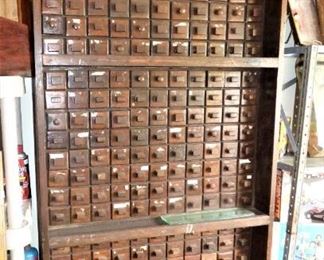 Antique Multi-Drawer Cabinet 