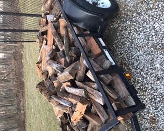 Firewood approx 1/2 cord. Trailer not for sale.