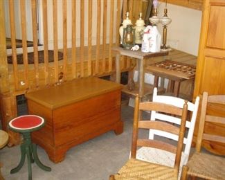 yellowpine blanket chest old