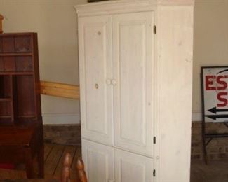 painted pine corner cupbord