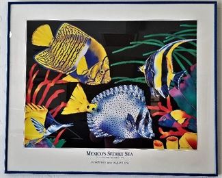 Colorful fish art