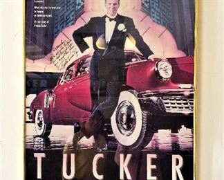 Tucker The Man and his Dream movie art.                         Obsessed with cars since childhood, inventor Preston Tucker (Jeff Bridges) has his first successful auto design partnership in the 1930s and designs a successful gun turret for World War II use. With those achievements under his belt, Tucker is determined to create a futuristic car for the masses: the Tucker Torpedo. However, his dreams are challenged by Detroit's auto manufacturers, production problems and accusations of stock fraud, and he is forced to defend his dream and honesty in court.
Release date: August 12, 1988 (USA)