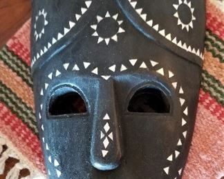 Wooden black mask