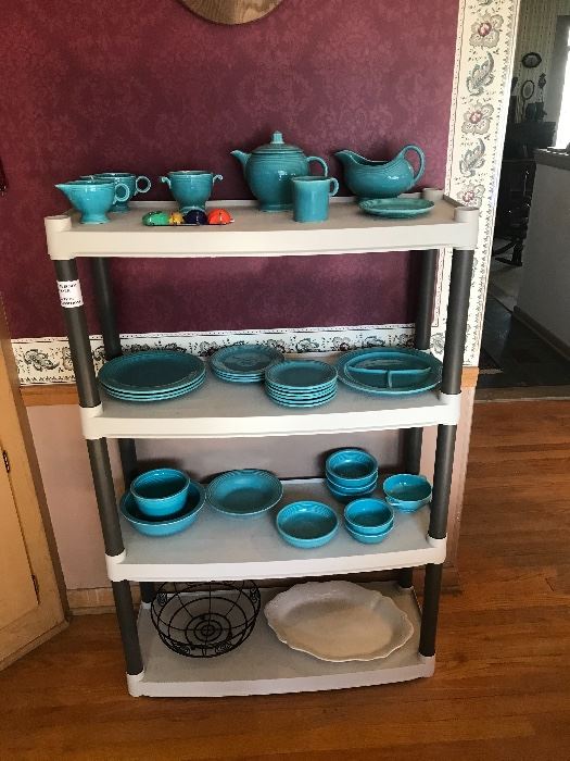 The Fiestaware has been spread out from the previous posted pictures! 