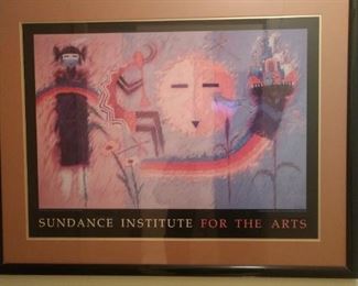 Sundance Institute for the arts - framed poster