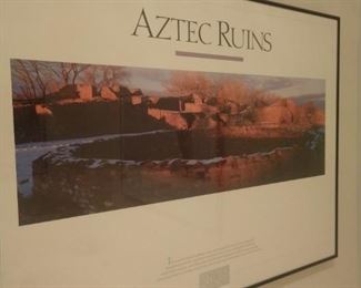 Aztec Ruins framed poster