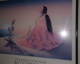 The Radiance of my people - signed and framed poster