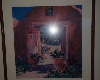 The Santa Fe Opera 37th season, framed