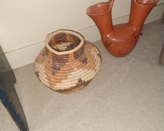 Basket and Wedding vase