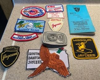 CLEARANCE ! $5.00 NOW, WAS $20.00..............Jaycees Patches and more (H084)