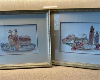 HALF OFF! $2.00 NOW, WAS $6.00.................Pair of Pictures 13" x 11" (H081)