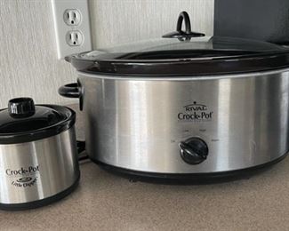 $20.00.....................Large and Small Crock Pots (H079)
