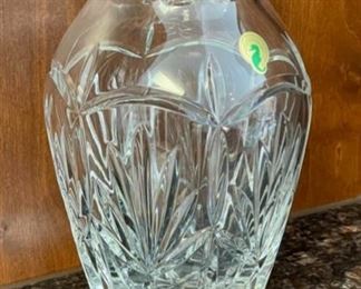 $30.00.................Waterford Vase 8" tall (H052)