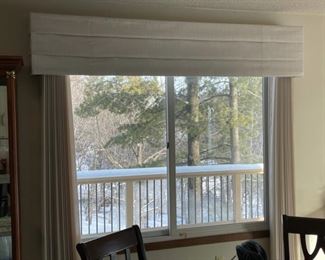 $75.00.......................Custom Window Valance and Vertical Blinds (HHH)