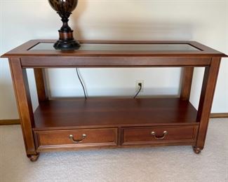 $100.00.....................Broyhill Console Table 50" x 18", 30" tall (H011)