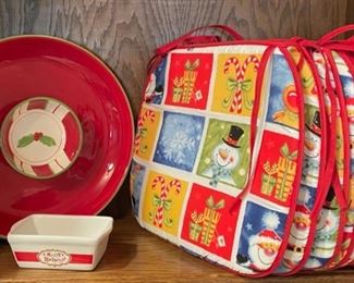 CLEARANCE ! $4.00 NOW, WAS $14.00.................8 Chair Pads and Holiday Decor (H211)