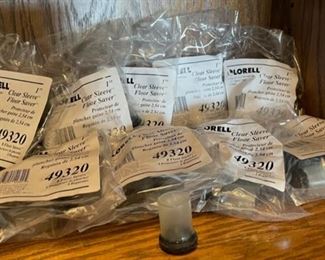 CLEARANCE ! $5.00 NOW, WAS $30.00.......................Lorell Clear Sleeve Floor Protectors Set of 9 (H358)