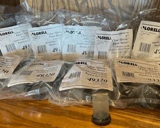 CLEARANCE ! $5.00 NOW, WAS $30.00.......................Lorell Clear Sleeve Floor Protectors Set of 9 (H359)