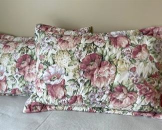 CLEARANCE ! $3.00 NOW, WAS $12.00.........................2 King Size Pillows and Shams (H326)
