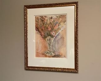 CLEARANCE ! $10.00 NOW, WAS $40.00..................Signed 19 1/2" x 23 1/2" (H278)