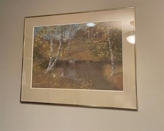 CLEARANCE ! $5.00 NOW, WAS $50.00....................."North Shore Memories" 30" x 20" 1985 (H273)
