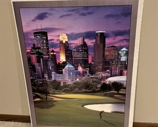 CLEARANCE ! $3.00 NOW, WAS $16.00.................City Links Poster 28 1/2" x 21" (H274)
