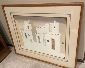 REDUCED! $22.50 NOW, WAS $30.00.......................Deborah Hiatt 1985 40" x 33" (H264)