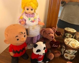 weird vintage knockoff Charlie Brown on the left there