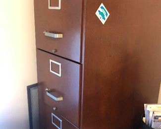 big brown file cabinet, what home is complete without one?