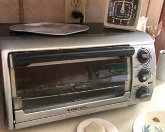 toaster oven and coolest kitchen timer in the world