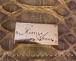 ISABELLA ADAMS PYTHON HANDBAG
