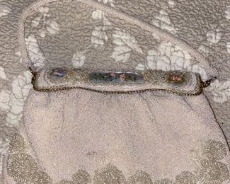 VINTAGE SAKS FIFTH AVE BEADED HANDBAG