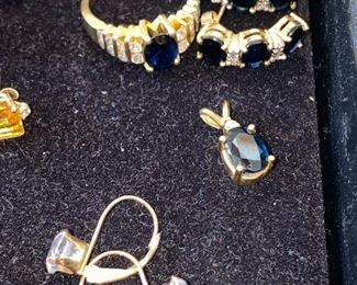 10K, 14K, 18K SOLID GOLD WITH GEMSTONES AND DIAMONDS