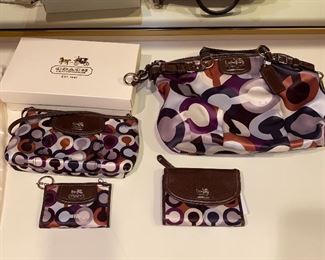 COACH HANDBAG / CLUTCH/ WALLET