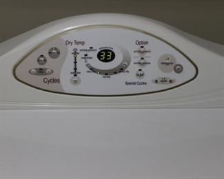 Maytag Neptune Dryer is also in excellent condition and features digital display with push button ease of use.