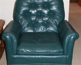 Leather chair.