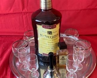 035 Bar Glasses Serving Tray