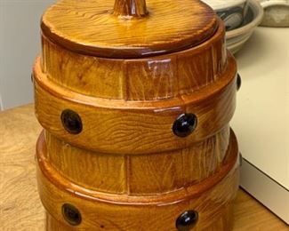 041 Butter Churn Cookie Jar