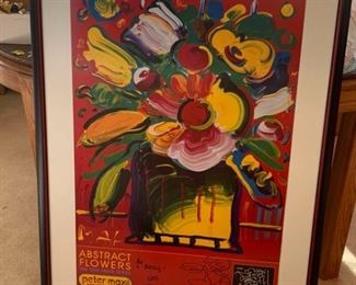067 Peter Max Signed Poster